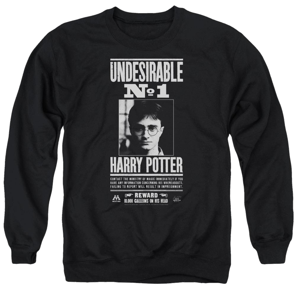 Harry Potter Undesirable No 1 Men's Crewneck Sweatshirt Men's Crewneck Sweatshirt Harry Potter