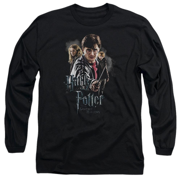 Harry Potter Deathly Hollows Cast Men's Long Sleeve T-Shirt Men's Long Sleeve T-Shirt Harry Potter