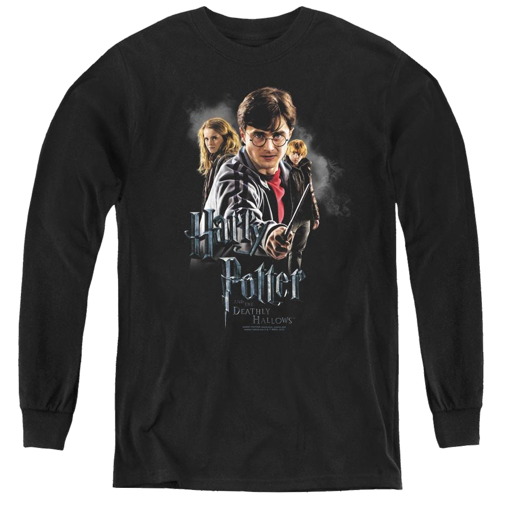 Harry Potter Deathly Hollows Cast - Youth Long Sleeve T-Shirt Youth Long Sleeve T-Shirt Harry Potter