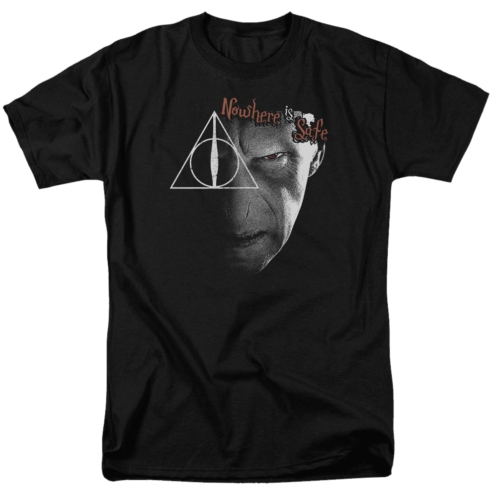 Harry Potter Nowhere Is Safe Men's Regular Fit T-Shirt Men's Regular Fit T-Shirt Harry Potter