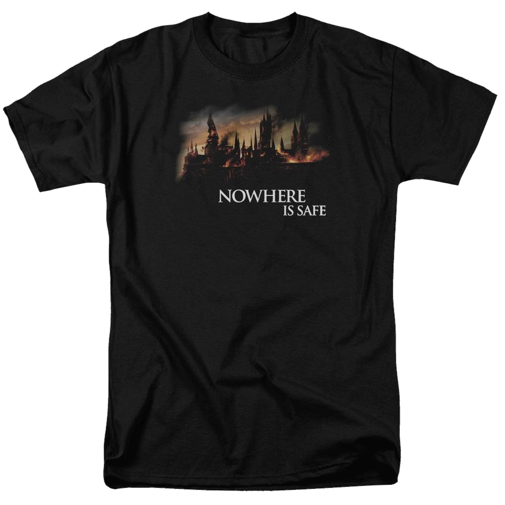Harry Potter Burning Hogwarts Men's Regular Fit T-Shirt Men's Regular Fit T-Shirt Harry Potter