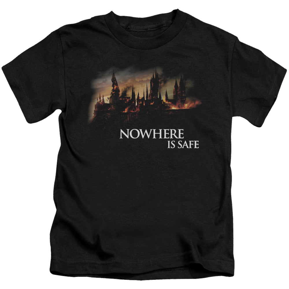 Harry Potter Burning Hogwarts - Kid's T-Shirt Kid's T-Shirt (Ages 4-7) Harry Potter
