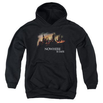 Harry Potter Burning Hogwarts - Youth Hoodie Youth Hoodie (Ages 8-12) Harry Potter