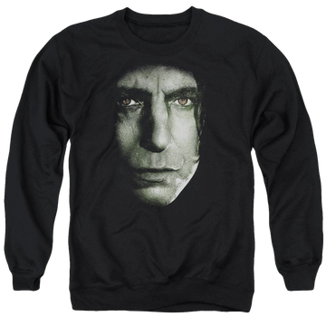 Harry Potter Snape Head Men's Crewneck Sweatshirt Men's Crewneck Sweatshirt Harry Potter
