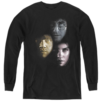 Harry Potter Hero Heads - Youth Long Sleeve T-Shirt Youth Long Sleeve T-Shirt Harry Potter