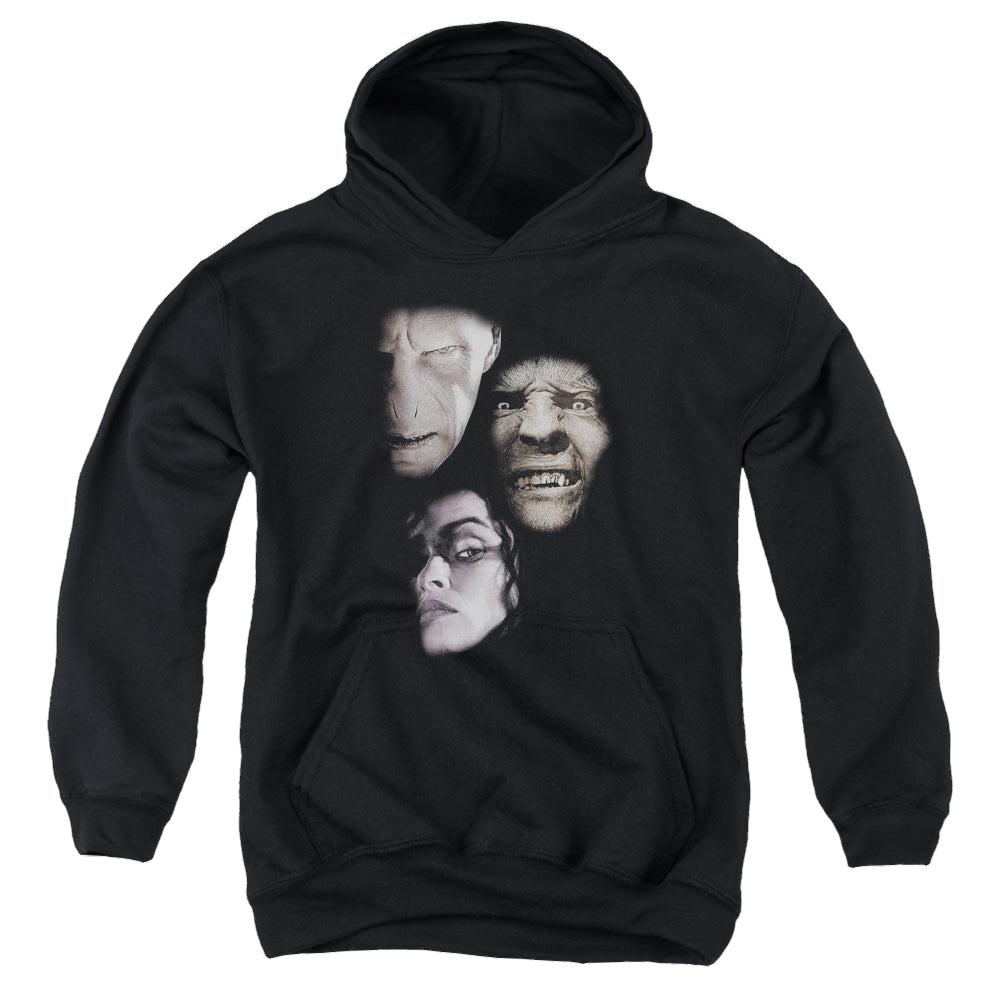 Harry Potter Villian Heads - Youth Hoodie Youth Hoodie (Ages 8-12) Harry Potter