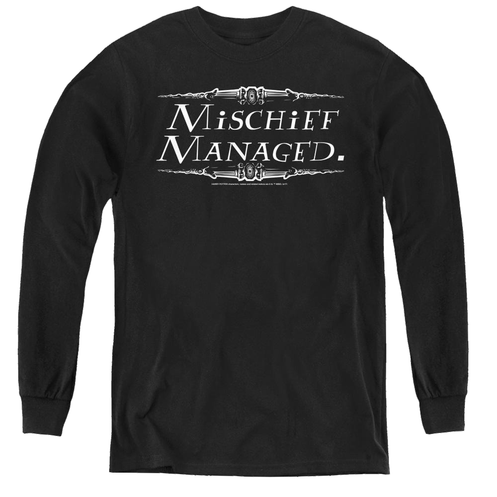 Harry Potter Mischief Managed - Youth Long Sleeve T-Shirt Youth Long Sleeve T-Shirt Harry Potter