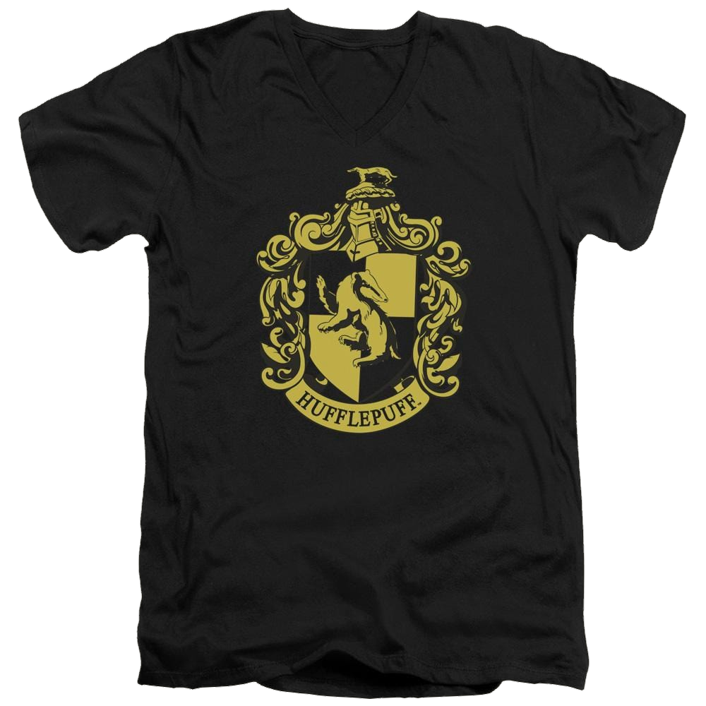 Harry Potter Hufflepuff Crest Men's V-Neck T-Shirt Men's V-Neck T-Shirt Harry Potter