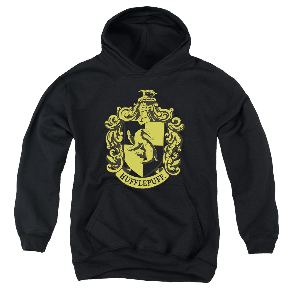 Harry Potter Hufflepuff Crest - Youth Hoodie Youth Hoodie (Ages 8-12) Harry Potter