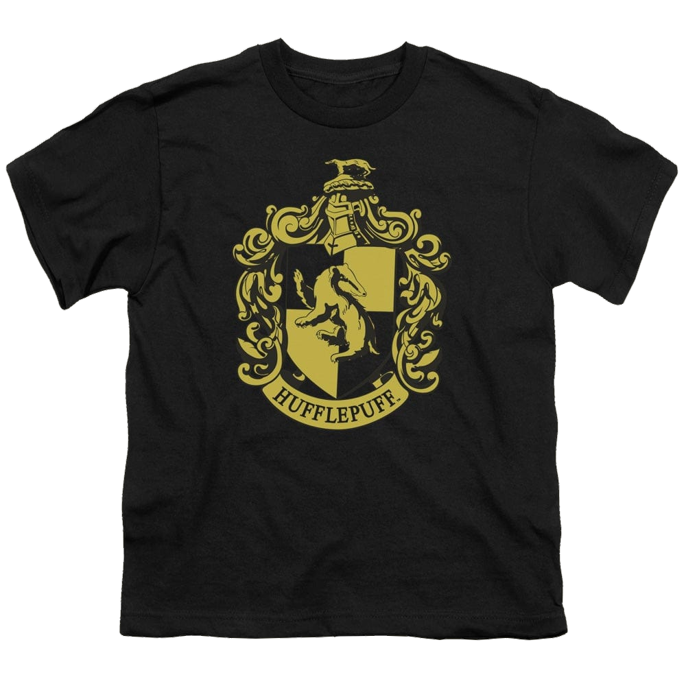Harry Potter Hufflepuff Crest - Youth T-Shirt Youth T-Shirt (Ages 8-12) Harry Potter