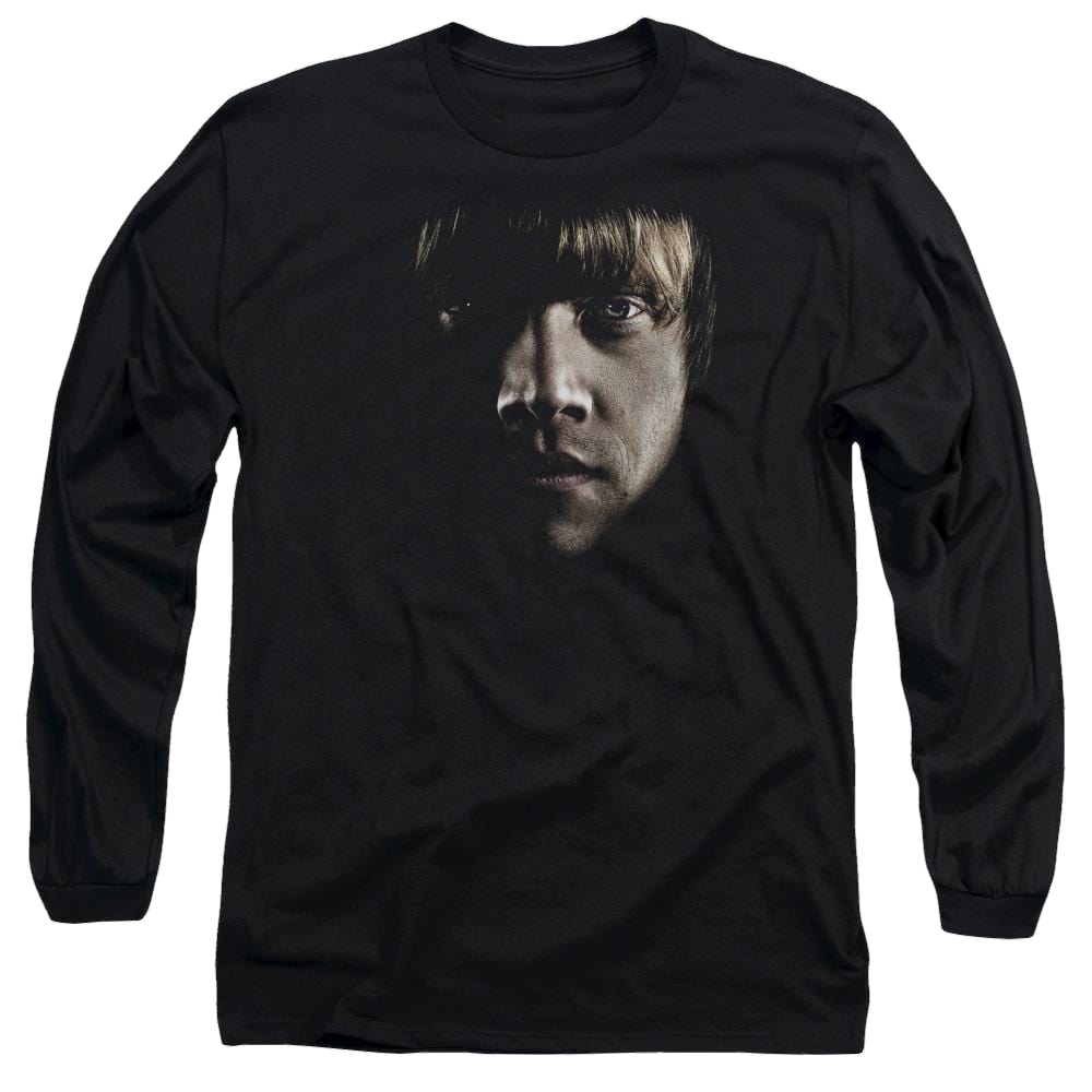 Harry Potter Ron Poster Head Men's Long Sleeve T-Shirt Men's Long Sleeve T-Shirt Harry Potter