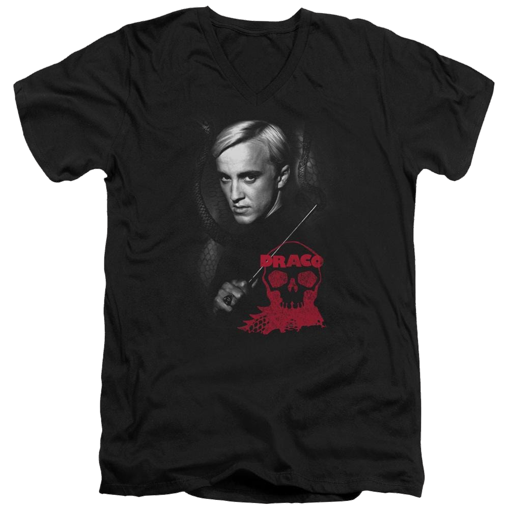 Harry Potter Draco Portrait Men's V-Neck T-Shirt Men's V-Neck T-Shirt Harry Potter