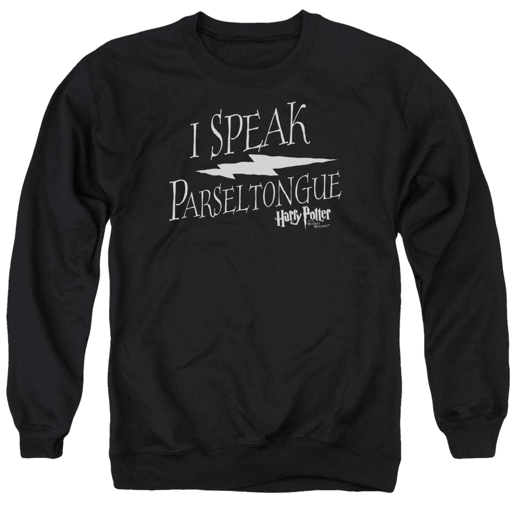 Harry Potter I Speak Parseltongue Men's Crewneck Sweatshirt Men's Crewneck Sweatshirt Harry Potter