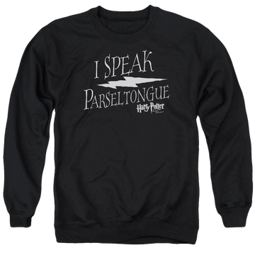 Harry Potter I Speak Parseltongue Men's Crewneck Sweatshirt Men's Crewneck Sweatshirt Harry Potter