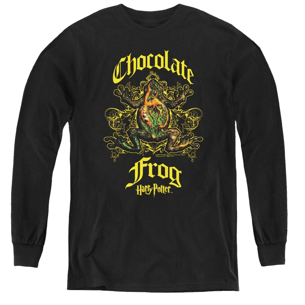 Harry Potter Chocolate Frog - Youth Long Sleeve T-Shirt Youth Long Sleeve T-Shirt Harry Potter
