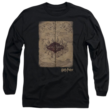 Harry Potter Marauders Map Men's Long Sleeve T-Shirt Men's Long Sleeve T-Shirt Harry Potter