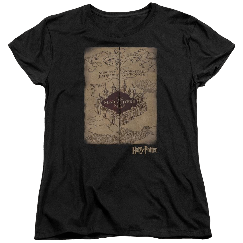 Harry Potter Marauders Map Women's T-Shirt Women's T-Shirt Harry Potter