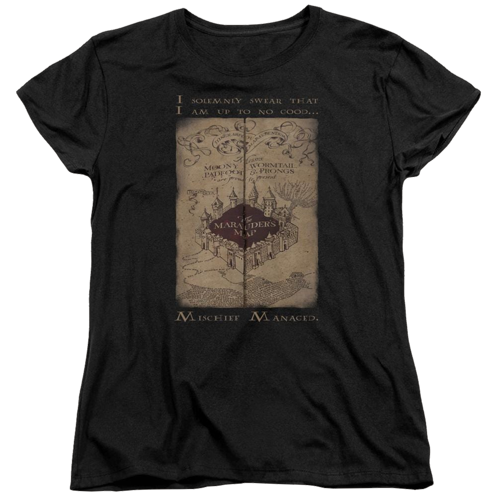 Harry Potter Marauders Map Words Women's T-Shirt Women's T-Shirt Harry Potter