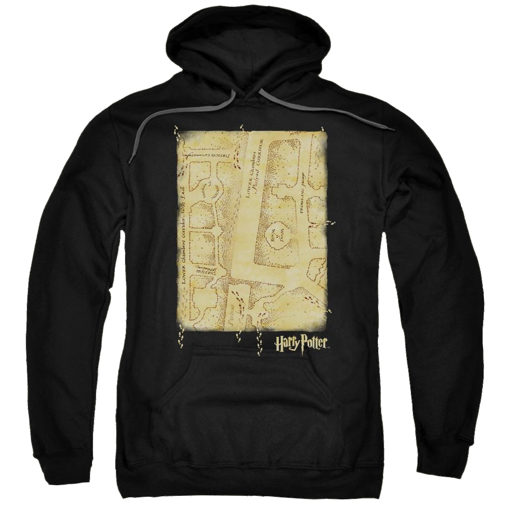 Harry Potter Marauders Map Interior Pullover Hoodie Pullover Hoodie Harry Potter