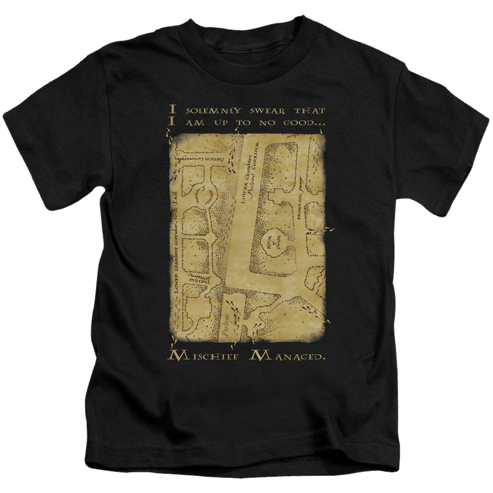 Harry Potter Marauders Map Interior Words - Kid's T-Shirt Kid's T-Shirt (Ages 4-7) Harry Potter
