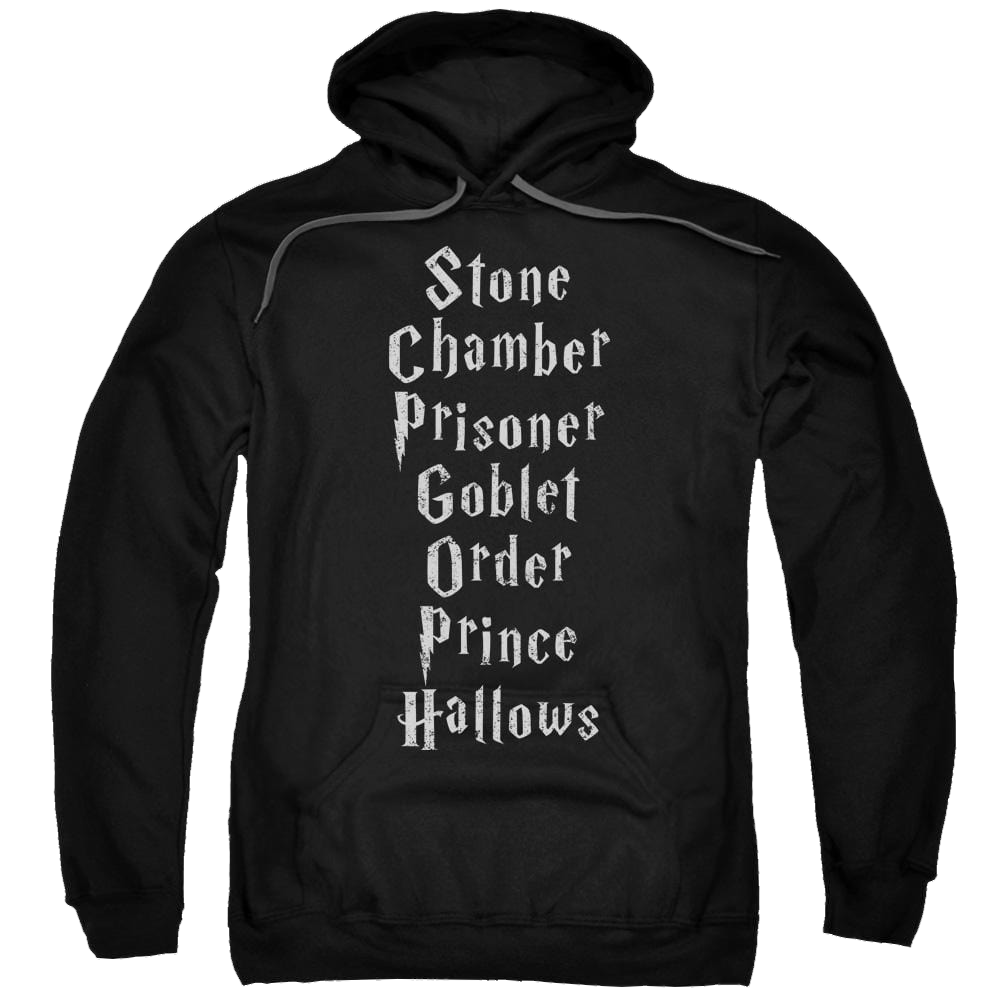 Harry Potter Titles Pullover Hoodie Pullover Hoodie Harry Potter