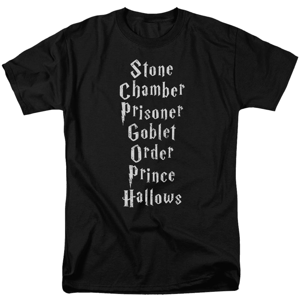 Harry Potter Titles Men's Regular Fit T-Shirt Men's Regular Fit T-Shirt Harry Potter