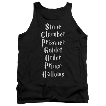 Harry Potter Titles Men's Tank Men's Tank Harry Potter