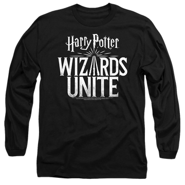 Harry Potter Wizards Unite Logo - Men's Long Sleeve T-Shirt Men's Long Sleeve T-Shirt Harry Potter
