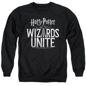 Harry Potter Wizards Unite Logo - Men's Crewneck Sweatshirt Men's Crewneck Sweatshirt Harry Potter