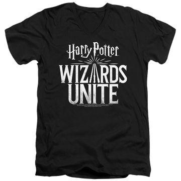 Harry Potter Wizards Unite Logo - Men's V-Neck T-Shirt Men's V-Neck T-Shirt Harry Potter