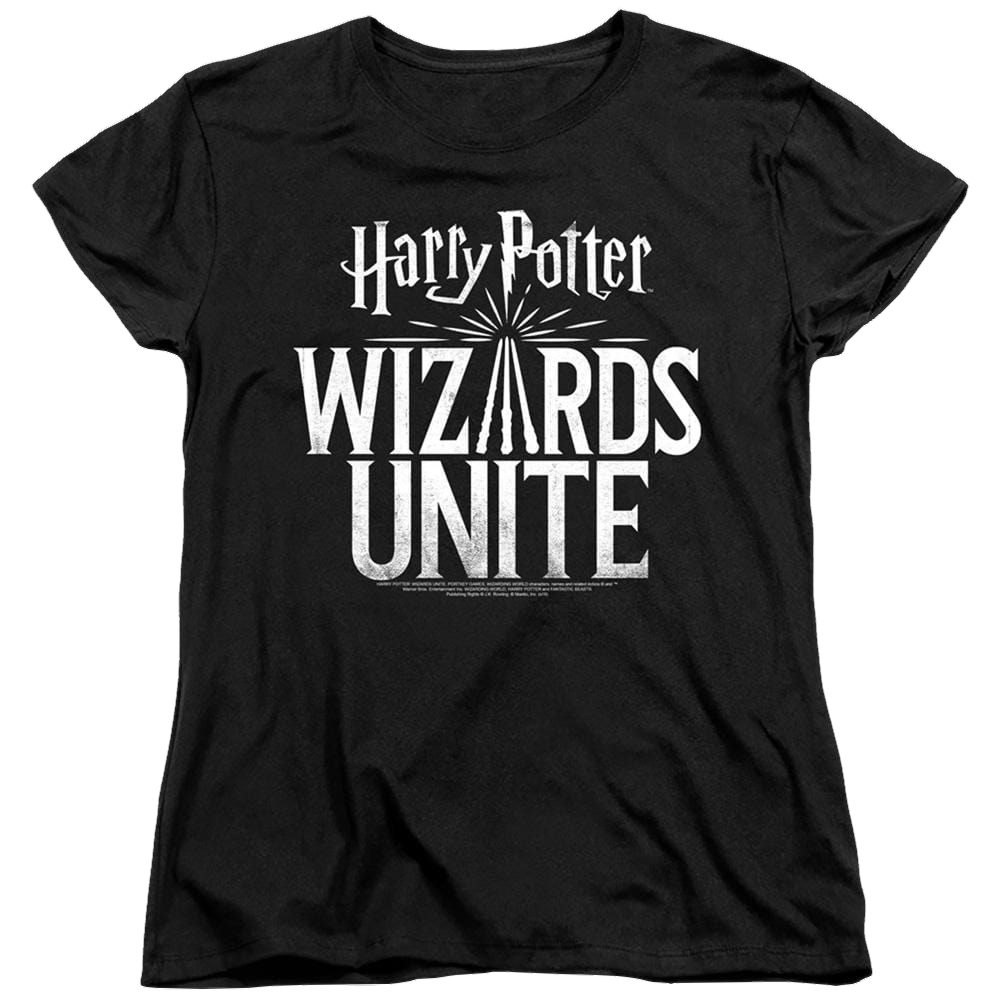 Harry Potter Wizards Unite Logo - Women's T-Shirt Women's T-Shirt Harry Potter