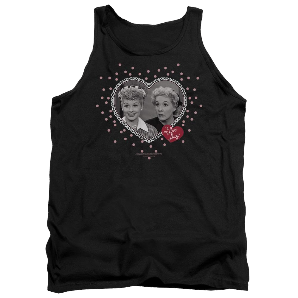 I Love Lucy Hearts And Dots Men's Tank Men's Tank I Love Lucy