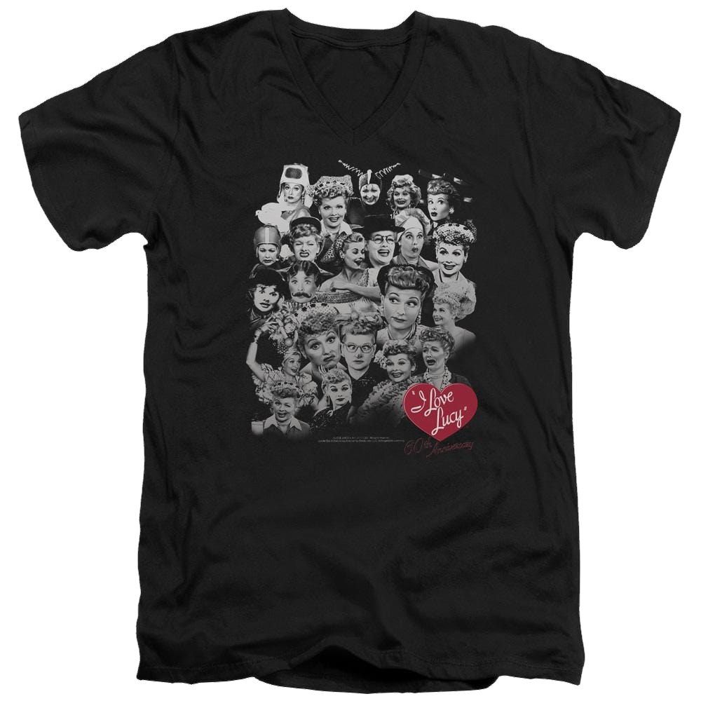 I Love Lucy 60 Years Of Fun Men's V-Neck T-Shirt Men's V-Neck T-Shirt I Love Lucy