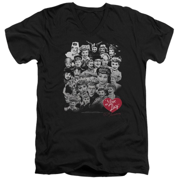 I Love Lucy 60 Years Of Fun Men's V-Neck T-Shirt Men's V-Neck T-Shirt I Love Lucy