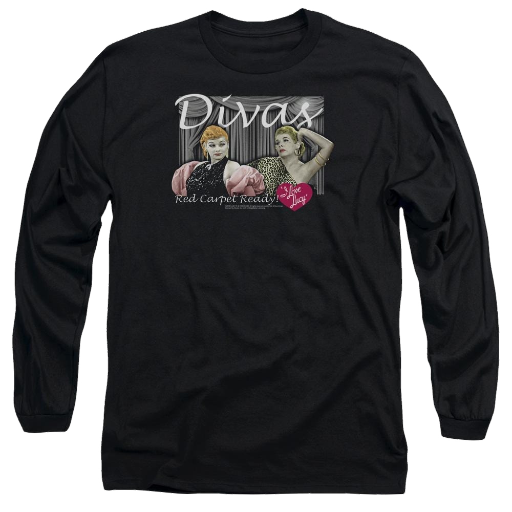 I Love Lucy Divas Men's Long Sleeve T-Shirt Men's Long Sleeve T-Shirt I Love Lucy