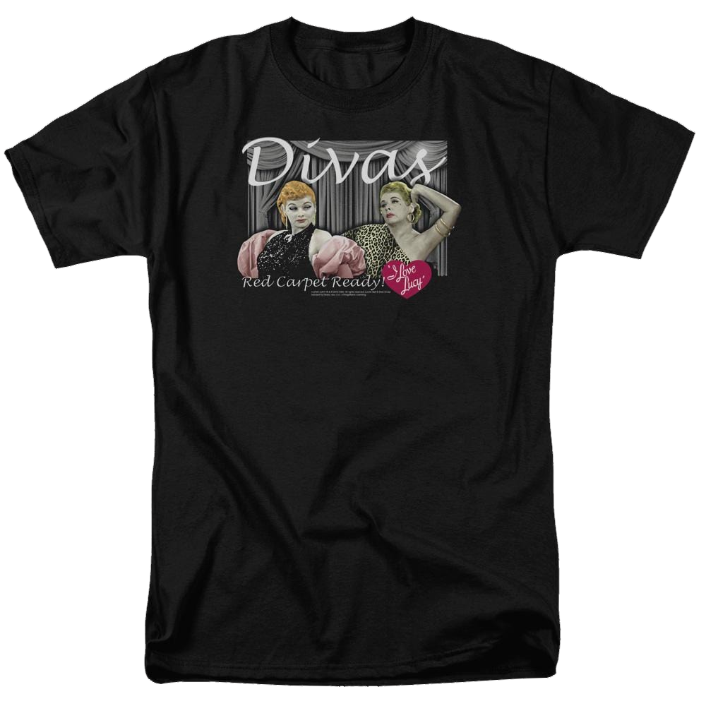 I Love Lucy Divas Men's Regular Fit T-Shirt Men's Regular Fit T-Shirt I Love Lucy