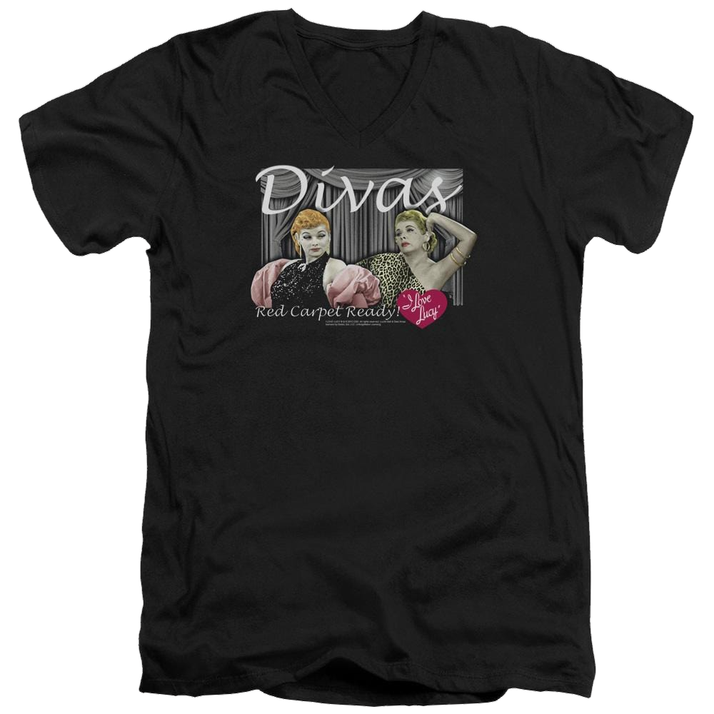 I Love Lucy Divas Men's V-Neck T-Shirt Men's V-Neck T-Shirt I Love Lucy