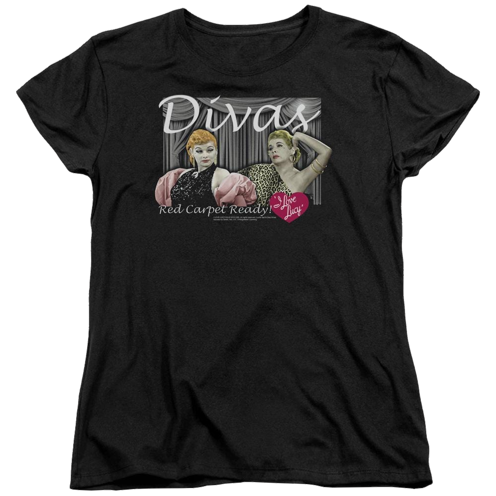 I Love Lucy Divas Women's T-Shirt Women's T-Shirt I Love Lucy