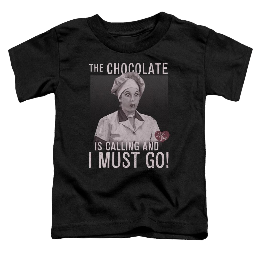 I Love Lucy Chocolate Calling Toddler T-Shirt Toddler T-Shirt I Love Lucy