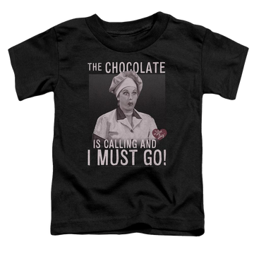 I Love Lucy Chocolate Calling Toddler T-Shirt Toddler T-Shirt I Love Lucy