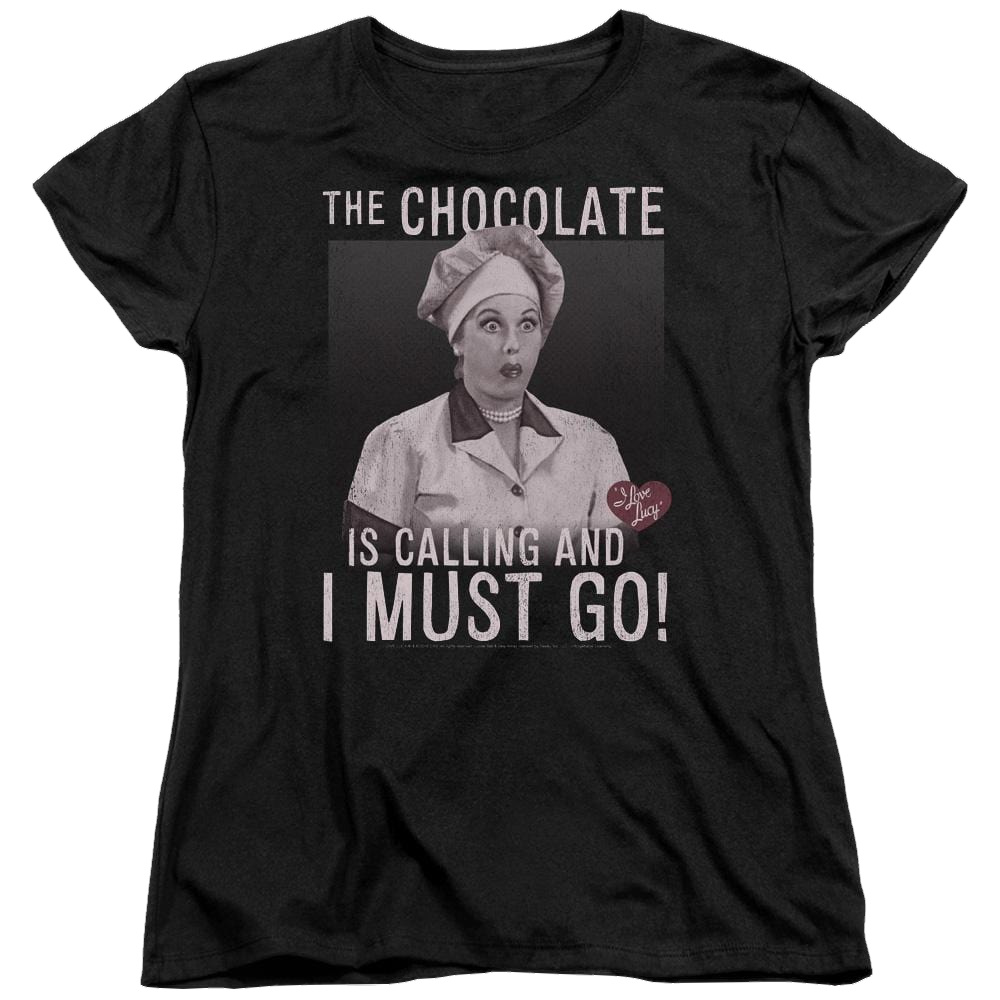 I Love Lucy Chocolate Calling Women's T-Shirt Women's T-Shirt I Love Lucy