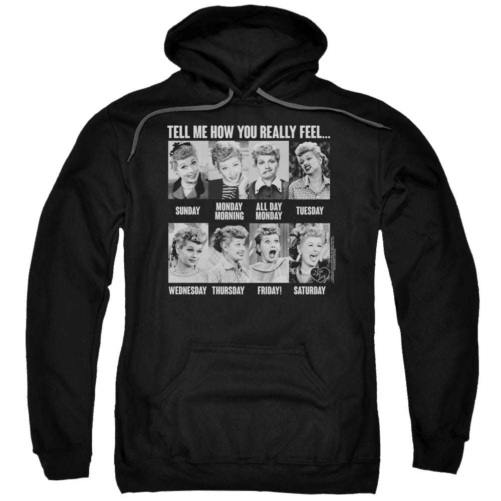 I Love Lucy 8 Days A Week Pullover Hoodie Pullover Hoodie I Love Lucy