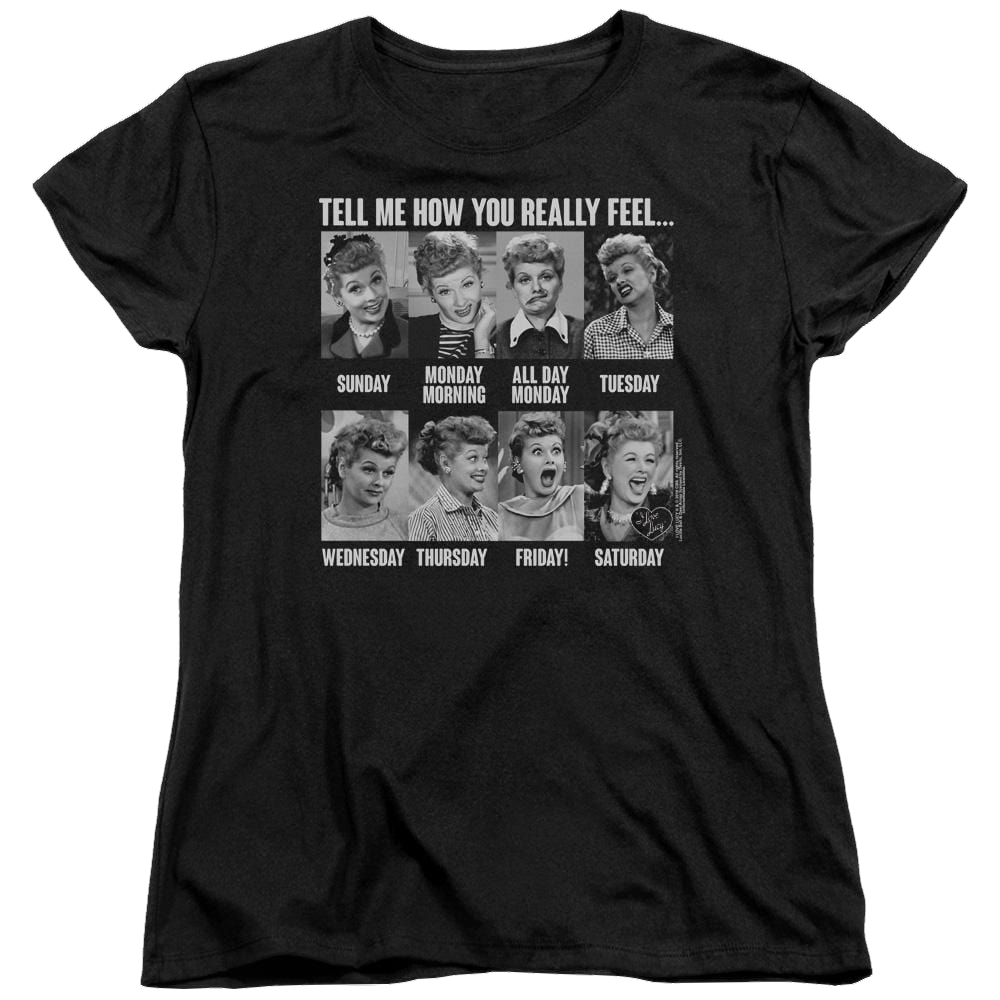 I Love Lucy 8 Days A Week Women's T-Shirt Women's T-Shirt I Love Lucy