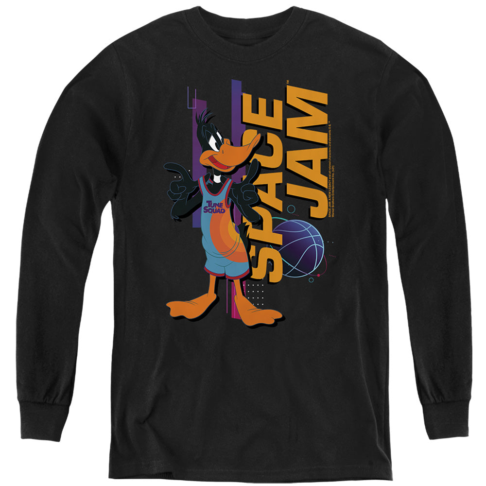Space Jam - A New Legacy Daffy Standing - Youth Long Sleeve T-Shirt Youth Long Sleeve T-Shirt Space Jam - A New Legacy
