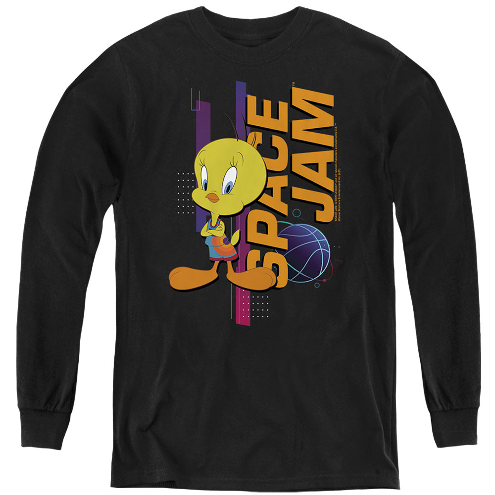 Space Jam - A New Legacy Tweety Standing - Youth Long Sleeve T-Shirt Youth Long Sleeve T-Shirt Space Jam - A New Legacy