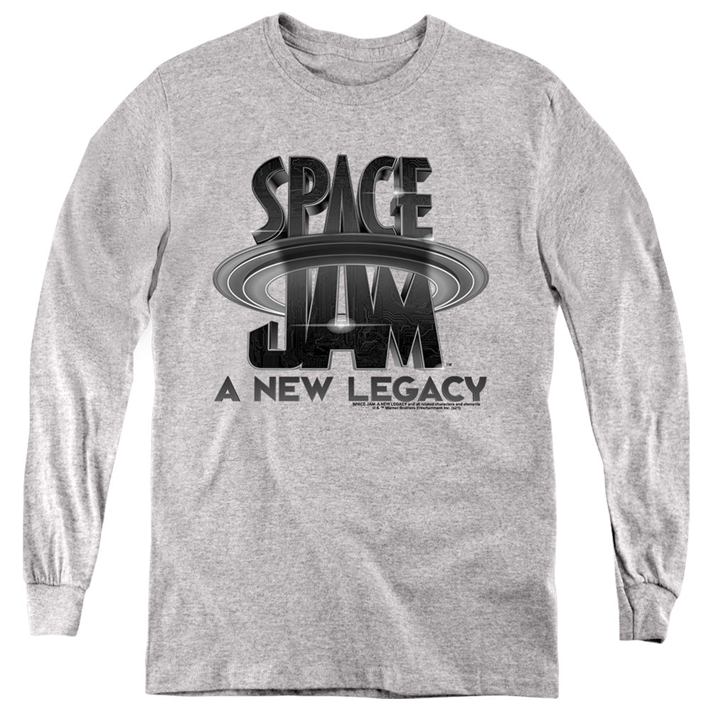 Space Jam - A New Legacy Space Jam 2 Logo Black - Youth Long Sleeve T-Shirt Youth Long Sleeve T-Shirt Space Jam - A New Legacy