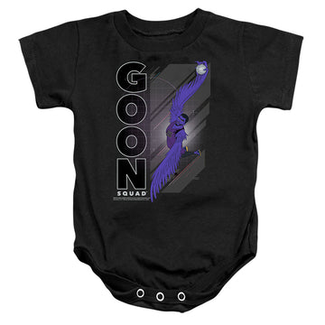 Black baby bodysuit with Space Jam - A New Legacy The Brow graphic