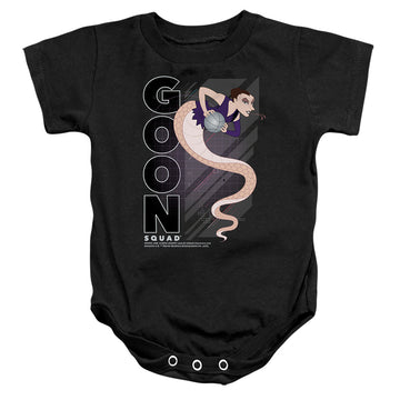 Black baby bodysuit with Space Jam - A New Legacy White Mamba graphic