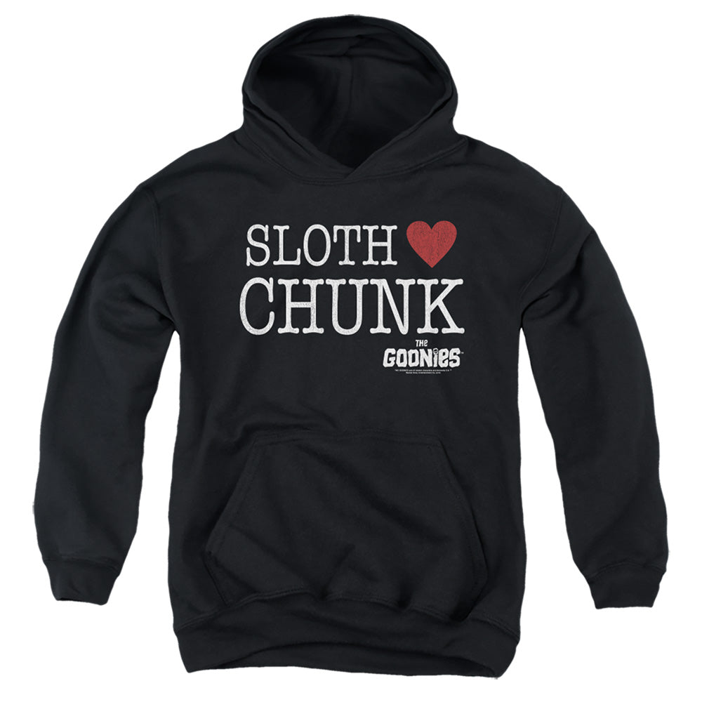 Goonies, The Sloth Heart Chunk - Youth Hoodie Youth Hoodie (Ages 8-12) The Goonies