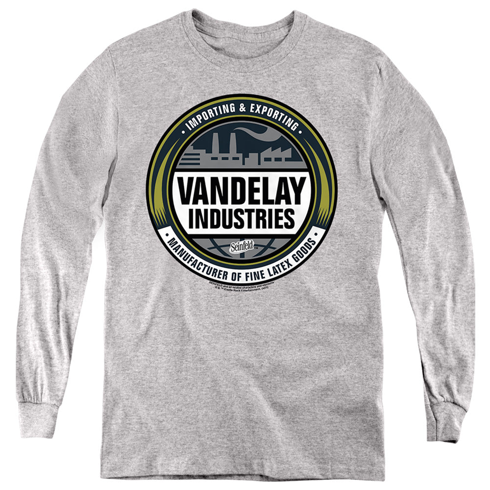 Seinfeld Vendelay Logo - Youth Long Sleeve T-Shirt Youth Long Sleeve T-Shirt Seinfeld